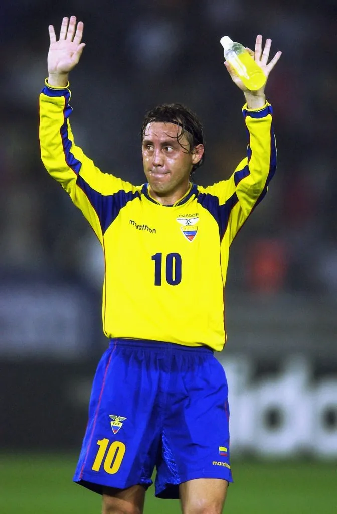 Álex Aguinaga en 2002. (Foto: Getty).
