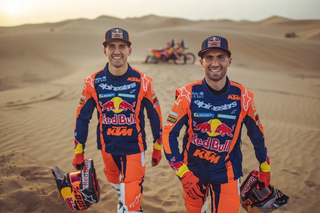 Kevin Benavides y Luciano Benavides fueron la dupla argentina en KTM Oficial estos últimos años.