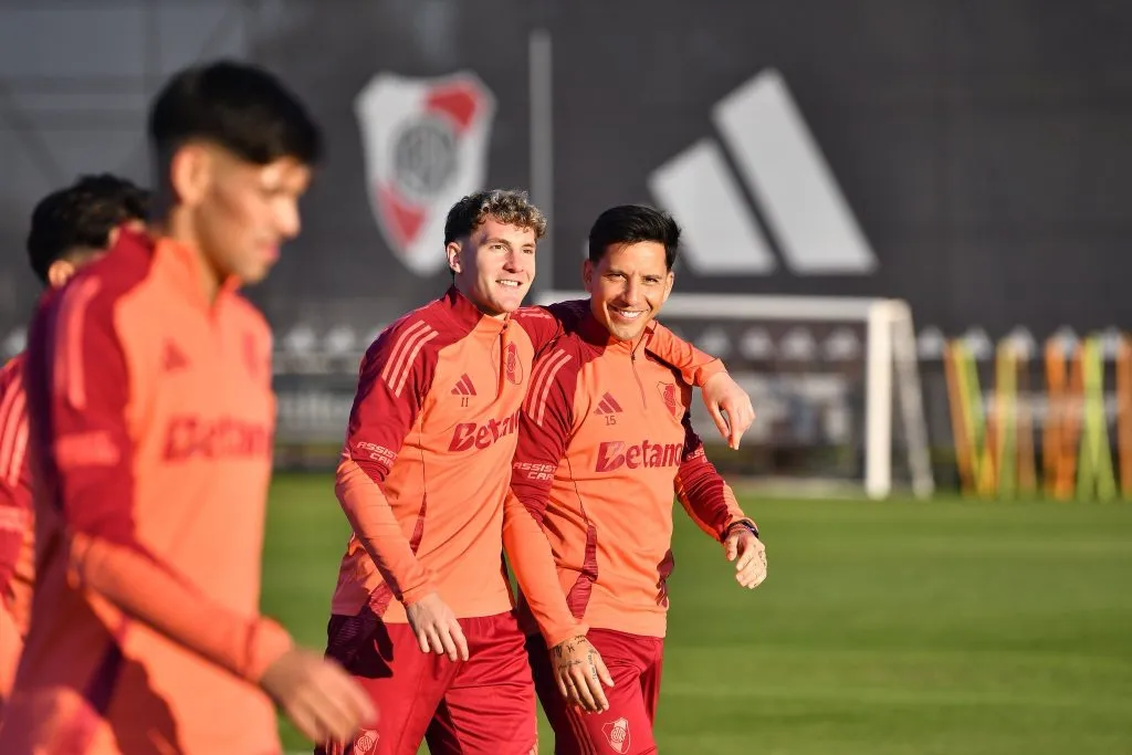 Colidio y Driussi, la dupla ofensiva de River. (Foto: Prensa River).