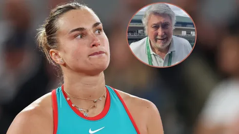 El periodista cruzó a Sabalenka por su actuación en la final de Roland Garros.