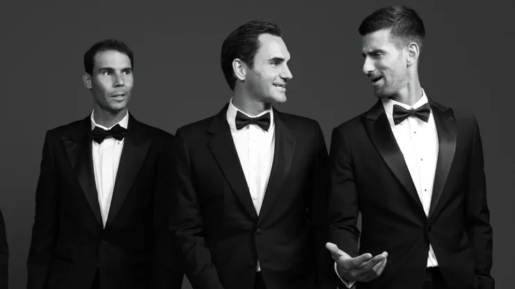 Nadal, Federer y Djokovic