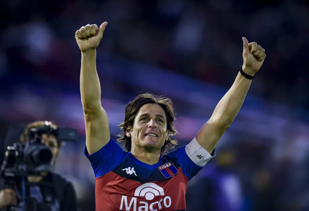 Prediger en la semi ante Argentinos de la Copa De la Liga 2022. Getty Images.