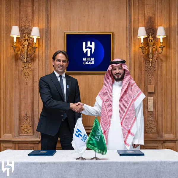 Inzhaghi dejó el Inter tras cuatro años y se mudó al fútbol árabe (@soycalcio_).