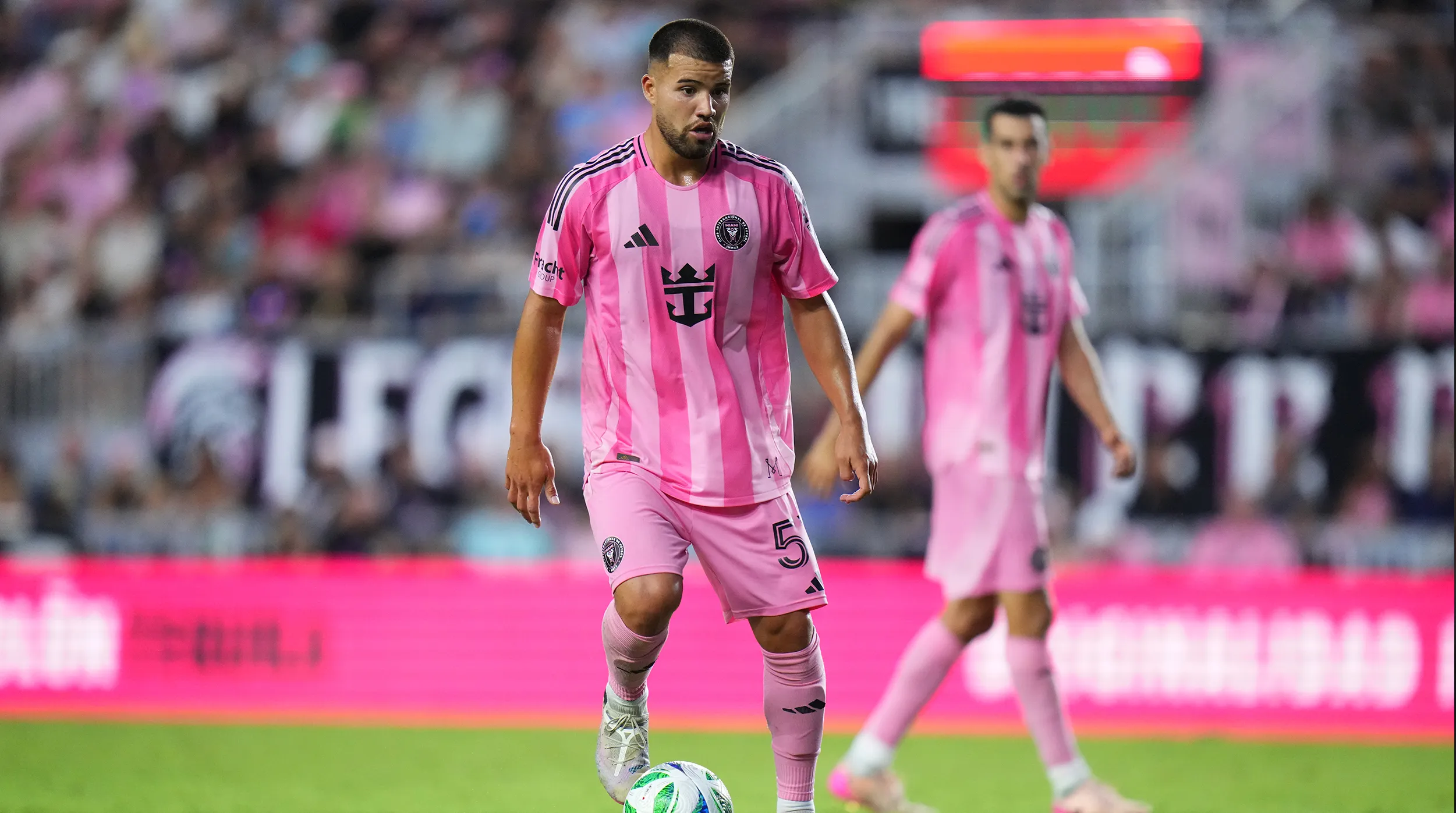 Chelo Weigandt en su paso por Inter Miami.