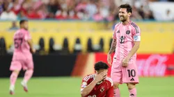 Lionel Messi durante el partido entre Inter Miami y Al Ahly. (Getty Images)