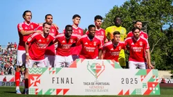 La formación de Benfica en la Taça de Portugal.