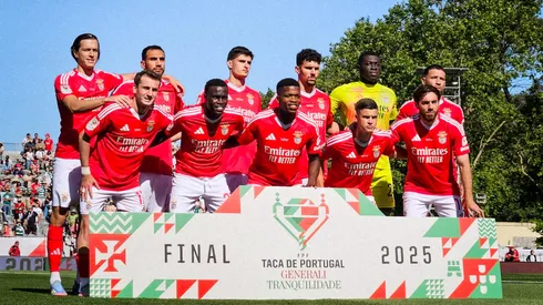 La formación de Benfica en la Taça de Portugal.