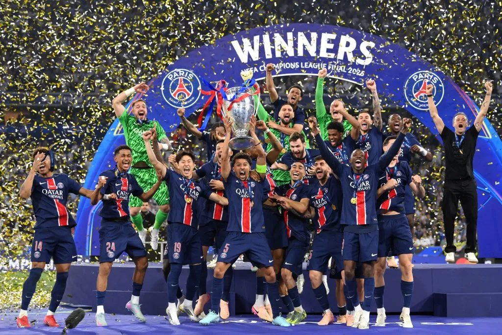 PSG viene de ganar la Champions por primera vez en su historia. (Foto: Getty).