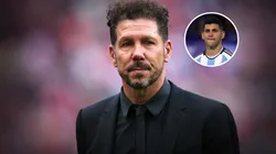 Diego Simeone y un guiño a Cristian Romero para incorporarlo en Atlético de Madrid.
