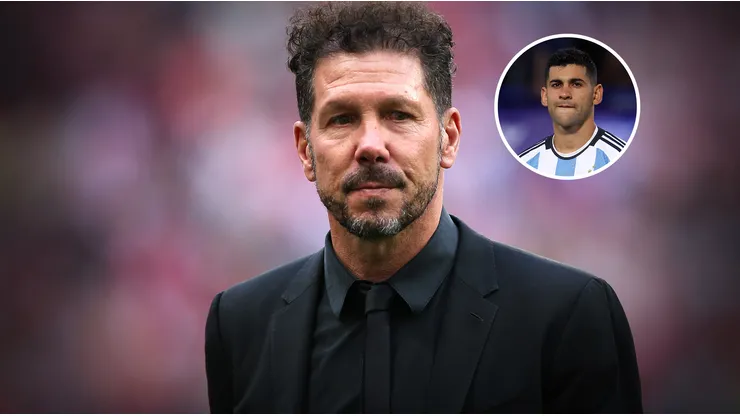 Diego Simeone y un guiño a Cristian Romero para incorporarlo en Atlético de Madrid.