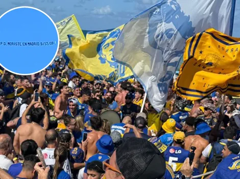 En pleno banderazo de Boca en Miami, hinchas de River se burlaron con una avioneta: "Moriste en Madrid"