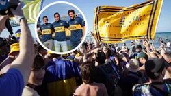 El Burrito Martínez dijo presente en el banderazo de Boca en Miami. Foto: Florencia Arroyos.