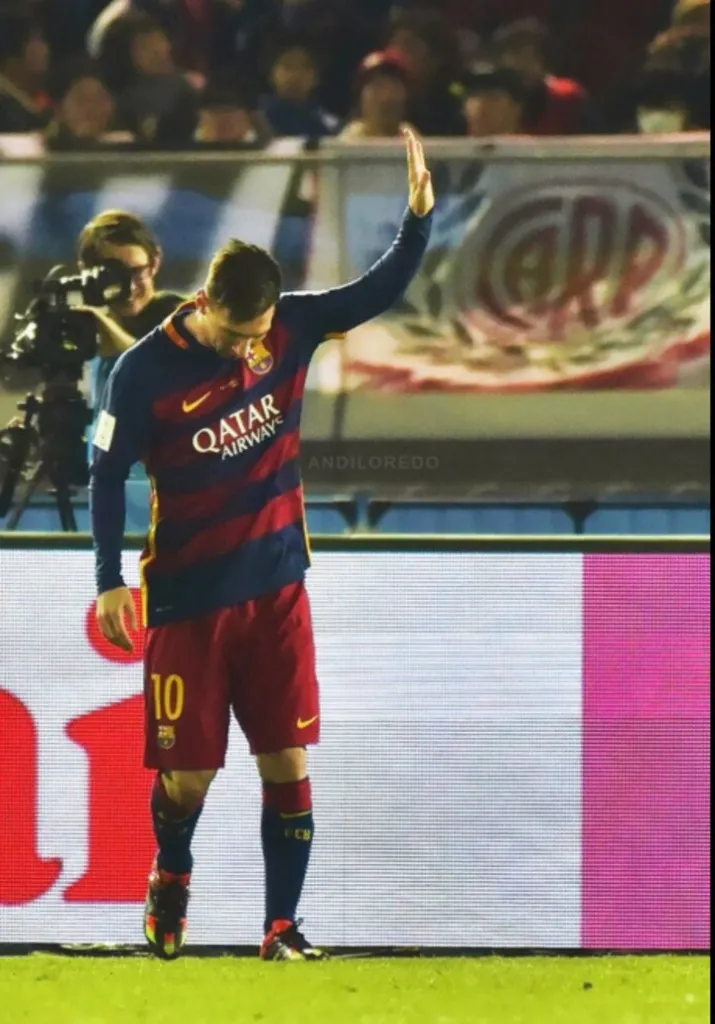 El gesto de Messi a los hinchas de River.