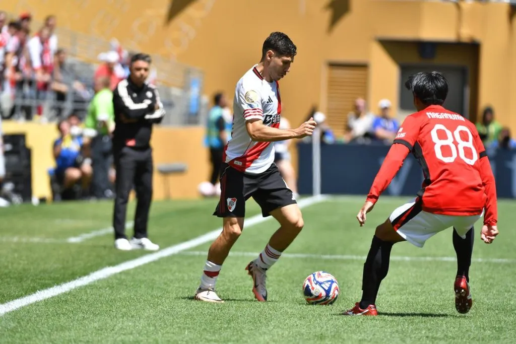 Gonzalo Montiel en acción. (Foto: Prensa River)