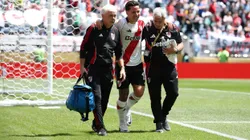 Gol y lesión: Driussi puso el 2 a 0 de River ante Urawa Reds, pidió el cambio y salió llorando