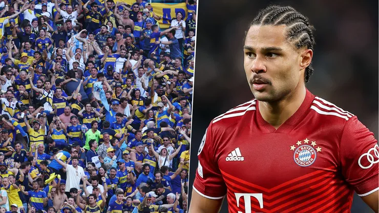 Serge Gnabry se rindió ante el espectáculo que ofrecieron los hinchas de Boca ante Benfica.