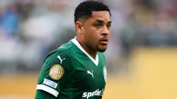 Vitor Roque, delantero de Palmeiras, uno de los candidatos a festejar un gol en la fecha 2.