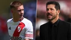 Diego Simeone, entrenador del Atlético de Madrid, le deseó lo mejor a Franco Mastantuono en el Real Madrid.