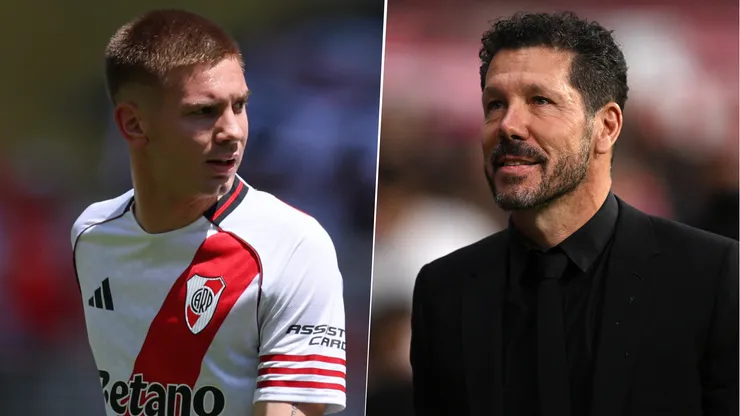 Diego Simeone, entrenador del Atlético de Madrid, le deseó lo mejor a Franco Mastantuono en el Real Madrid.