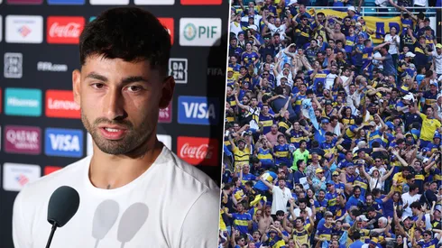 Alan Varela elogió el aliento de la hinchada de Boca en el partido contra el Benfica en Miami.