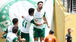 El Flaco López metió el segundo gol de Palmeiras