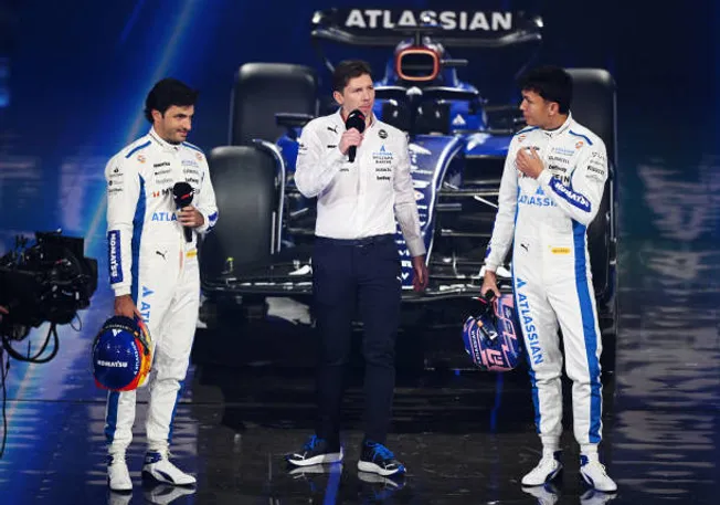 Albon y Sainz son los pilotos de Williams esta temporada