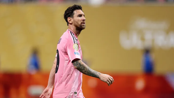 Lionel Messi en el duelo ante Porto.