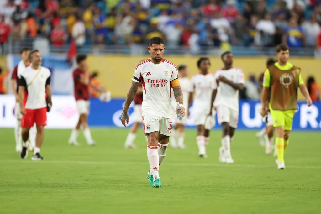 Nicolás Otamendi marcó el gol del empate ante Boca en el debut.