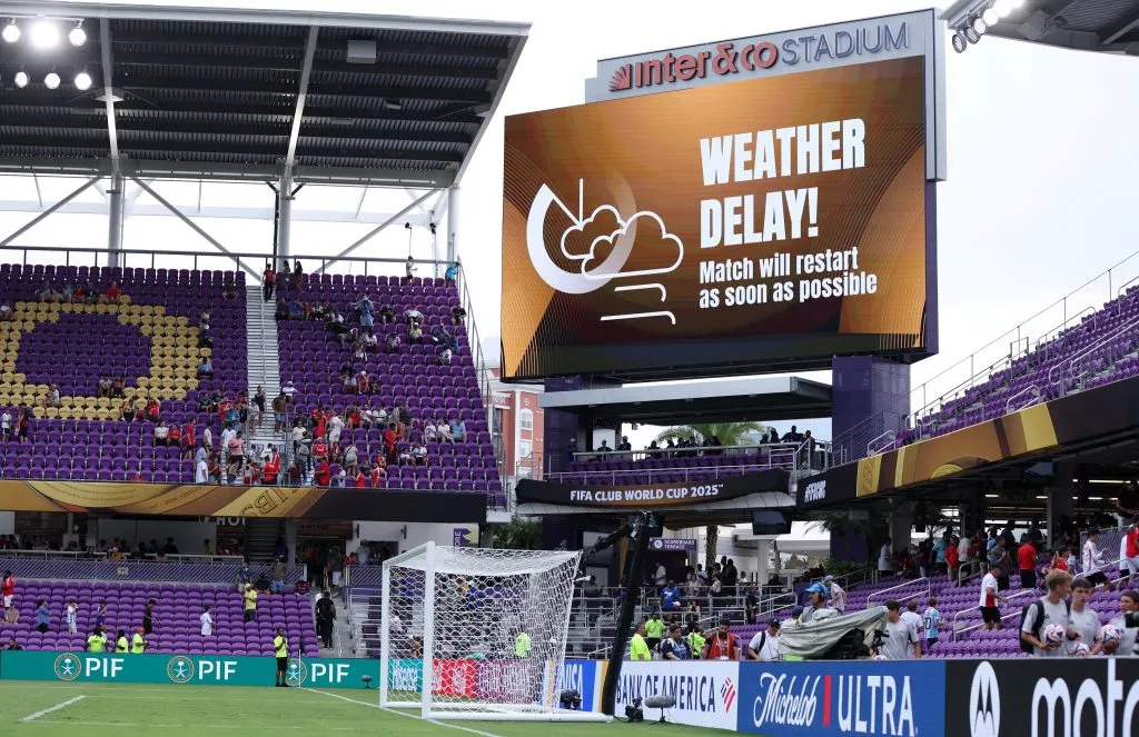 Partido suspendido en Orlando.