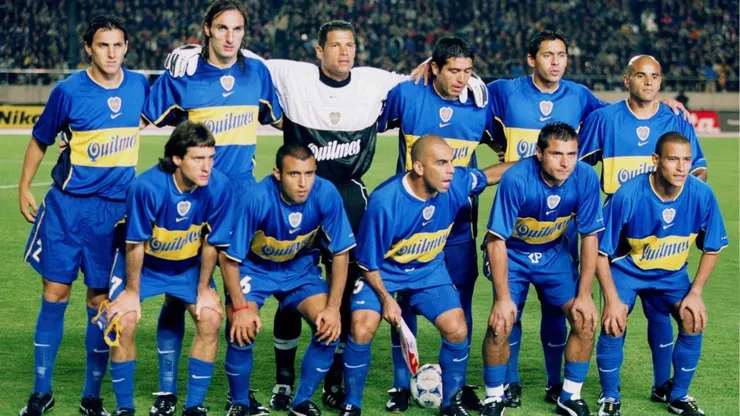 El equipo titular de Boca en la final de la Copa Intercontinental 2001 ante Bayern Múnich.