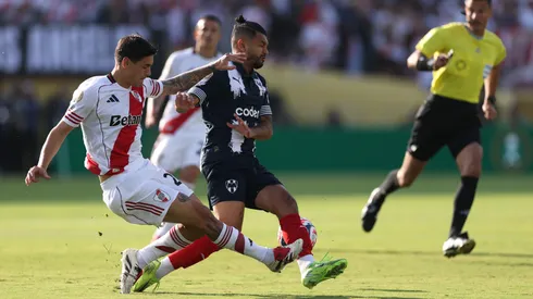 Lucas Martínez Quarta, defensor de River en el encuentro ante Rayados de Monterrey en el Mundial de Clubes. (Getty Images)