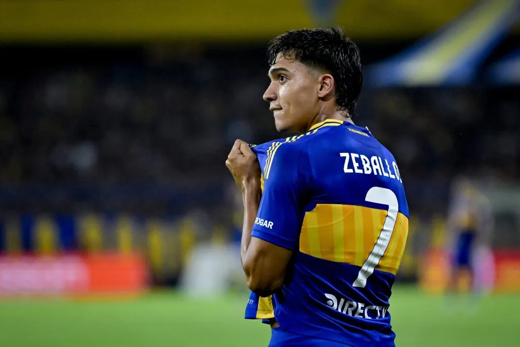 Zeballos, uno de los nombres que podrían emigrar de Boca tras el Mundial de Clubes (Getty Images).
