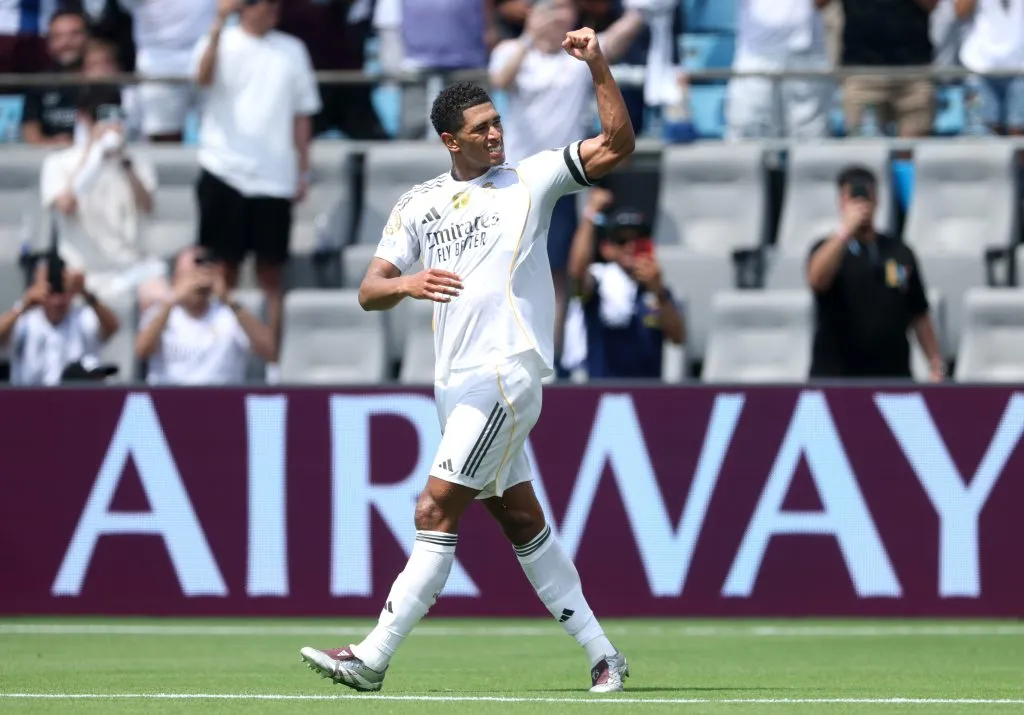 Jude Bellingham, mediocampista inglés del Real Madrid en el encuentro ante Pachuca por la segunda jornada del Mundial de Clubes. (Getty Images)