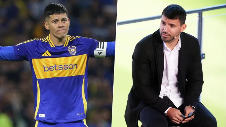 El Kun Aguero defendió a Marcos Rojo ante los rumores que indican que rescindirá su contrato con Boca.