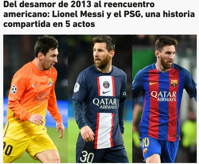 La portada de L’Equipe sobre el cruce de Lionel Messi con PSG.