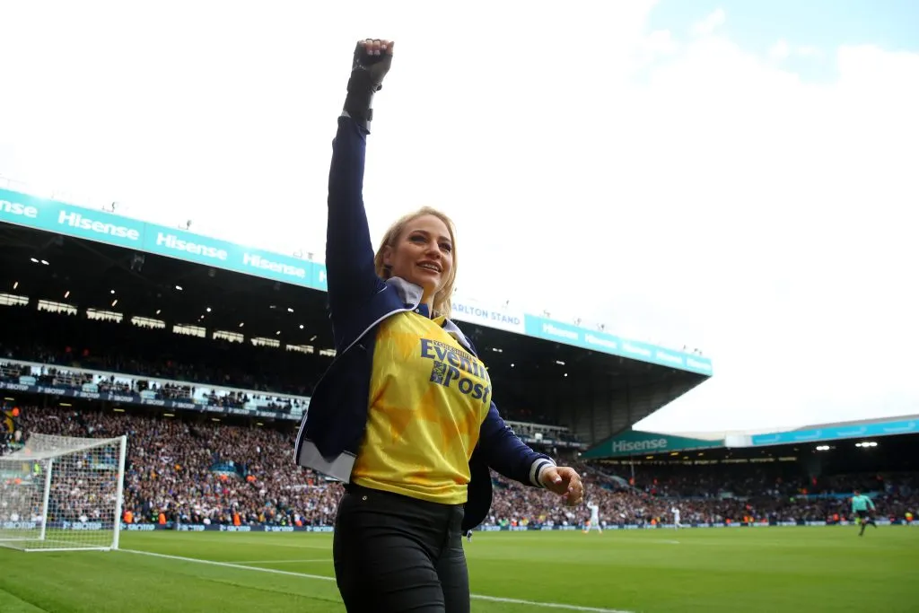 Ebanie Bridges se convirtió en la favorita de los hinchas del Leeds United.