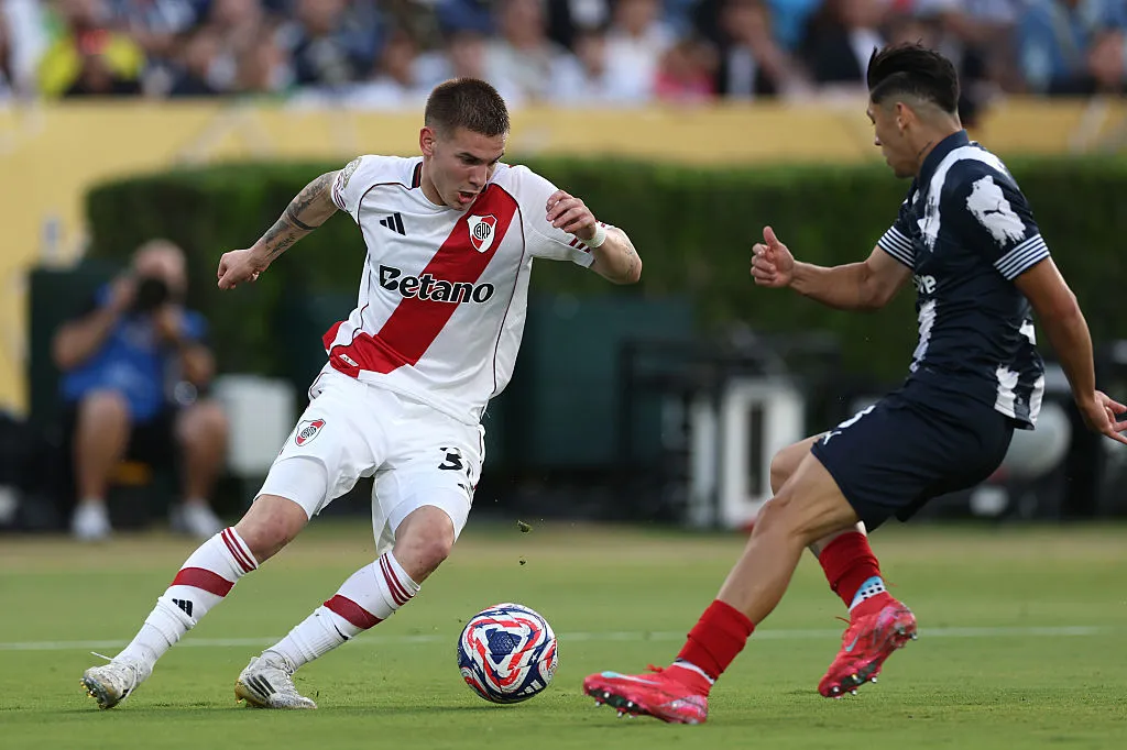 Franco Mastantuono está disputando en Estados Unidos sus últimos partidos con la camiseta de River.