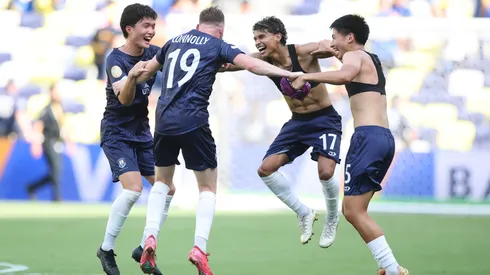 Auckland City celebra el emapte ante Boca