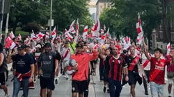 Los hinchas de River en Seattle