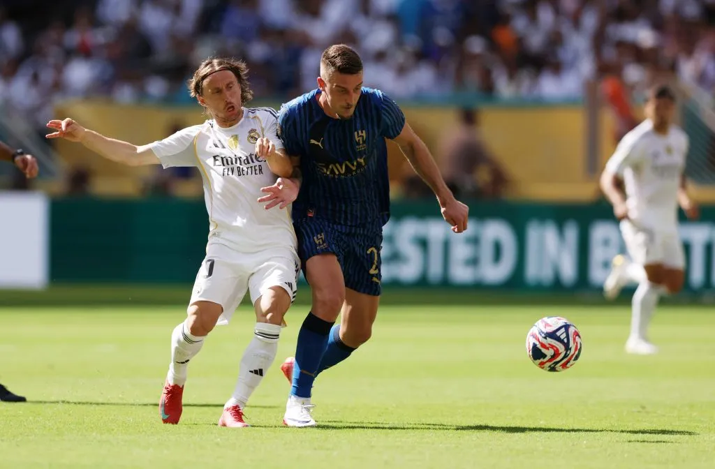 Modric ante Al Hilal. (Foto: Getty).