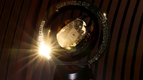 El trofeo del Mundial de Clubes.