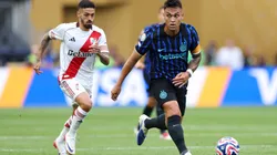 Lautaro Martínez durante el encuentro entre Inter de Milán y River en el Mundial de Clubes. (Getty Images)