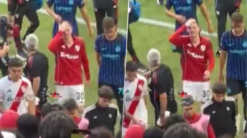 Franco Mastantuono se retiró llorando del campo de juego del Lumen Field luego de lo que fue su último partido en River.