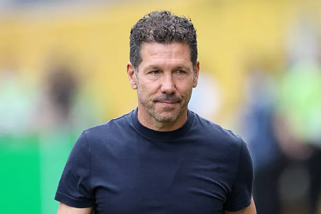 Simeone también habló de las altas temperaturas.