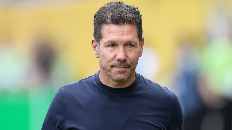 Diego Simeone, entrenador argentino de Atlético de Madrid.
