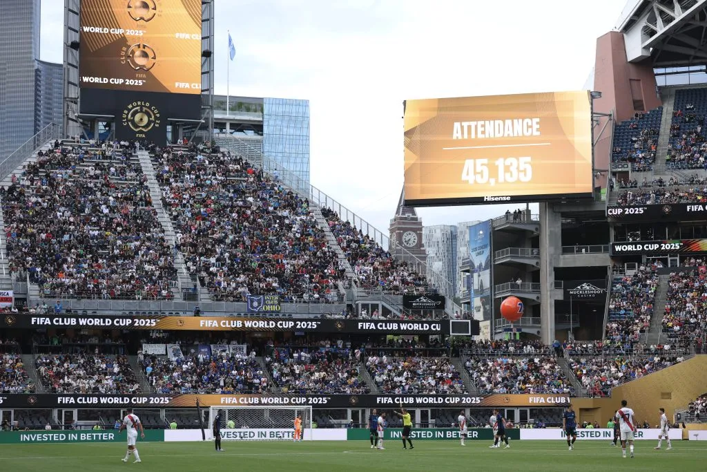 Más de 45 mil hinchas dijeron presente en River vs. Inter en Seattle, se estima que 35 de ellos eran del Millonario. (Foto: Getty).