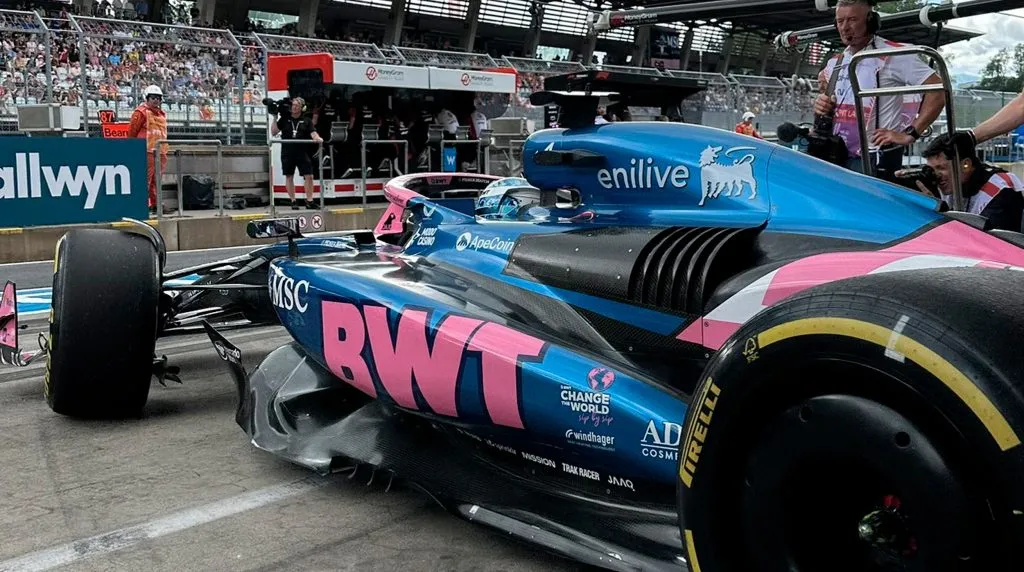 Colapinto quedó lejos en los tiempos durante la FP2.