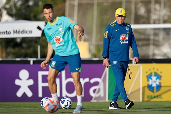 Ancelotti ahora está al frente de la Selección de Brasil.