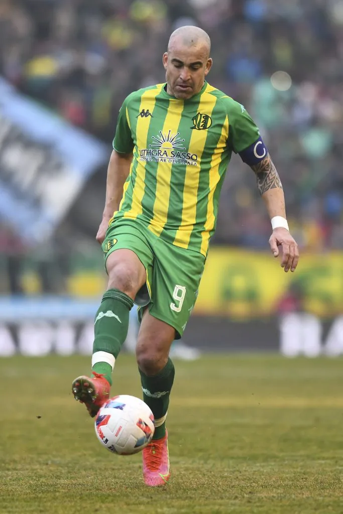 Santiago Silva fue el 9 del Aldosivi de Palermo. (Foto: Getty).