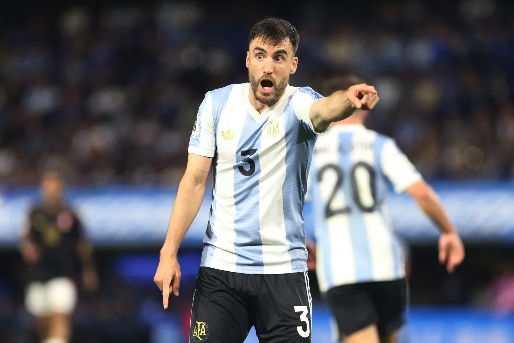 Nicolás Tagliafico, defensor de la Selección Argentina. (Daniel Jayo/Getty Images)